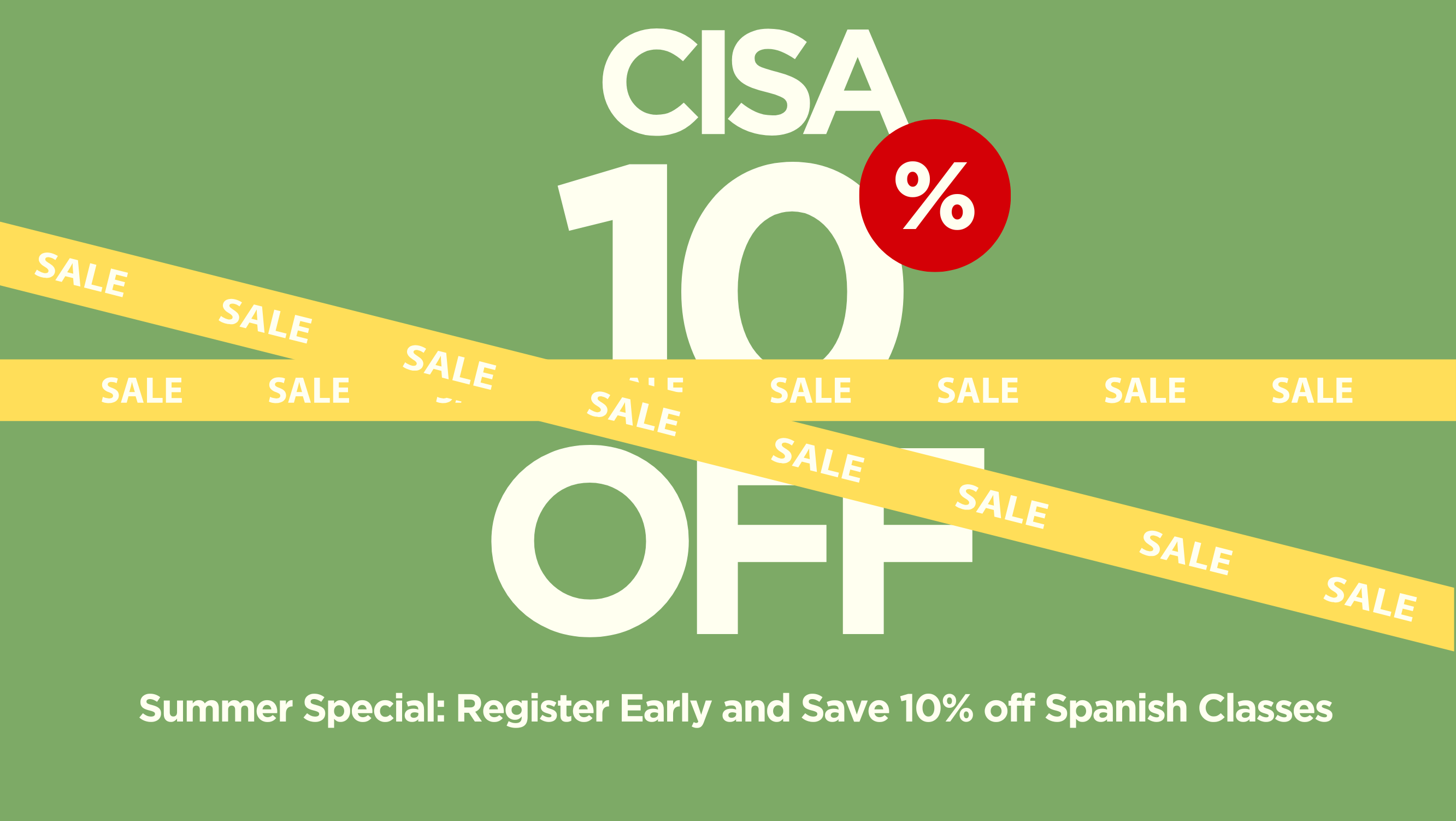 Summer Special: Register Early and Save 10%